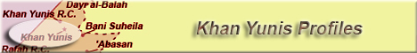 People Profiles from our Homeland Khan Yunis