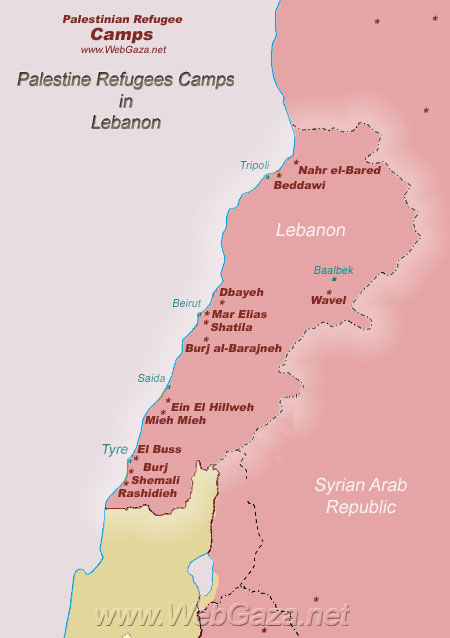 Palestinian Refugee Camps in Lebanon