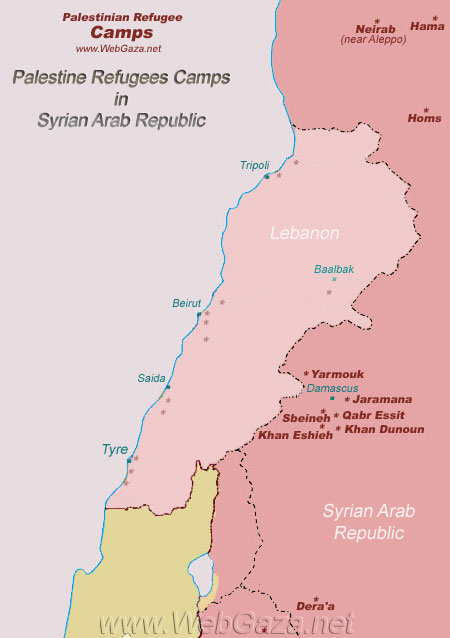 Palestinian Refugee Camps in Syria