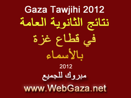 Gaza-Tawjihi-2012