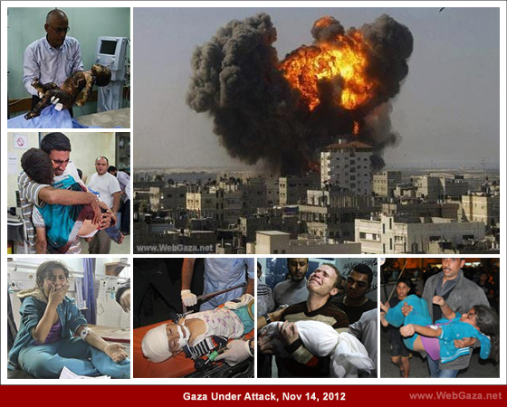 Gaza Under Attack, Nov 14, 2012