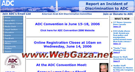 American-Arab Anti-Discrimination Committee (ADC) - Largest Arab-American grassroots organization in the US. Founded in 1980 by former U.S. Senator James Abourezk.