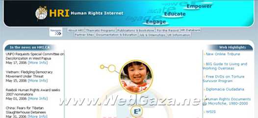 Human Rights Internet (HRI) - A leader in the exchange of information within the worldwide human rights community. Do you want to know about Human Rights Internet?