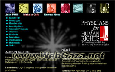Physicians for Human Rights (PHR) - Promotes health by protecting human rights.