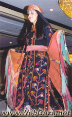 Galilee Dress - A dress from Galilee and Southern Syria, District of Safad.