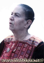 Samiha Khalil - Member of the PNC since 1965; president of the Women's Federation Society, El-Bireh; founder/president of In'ash al-Usra Society since 1967.