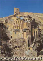 Mar Saba's Monastery - Half way between Bethlehem and Jericho, this monastery was built by St. Saba in 483 AD.