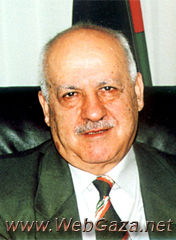 Rafiq Natsheh - PhD from Moscow University; first PLO representative to Saudi Arabia; PA Minister of Labor from 1998-2002; Minister of Agriculture June 2002.